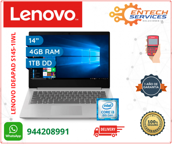 LAPTOP LENOVO IDEAPAD S145-14IWL